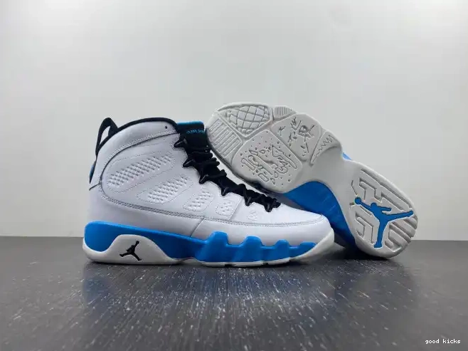 Powder Jordan FQ8992-101 Blue 9 Air 0405
